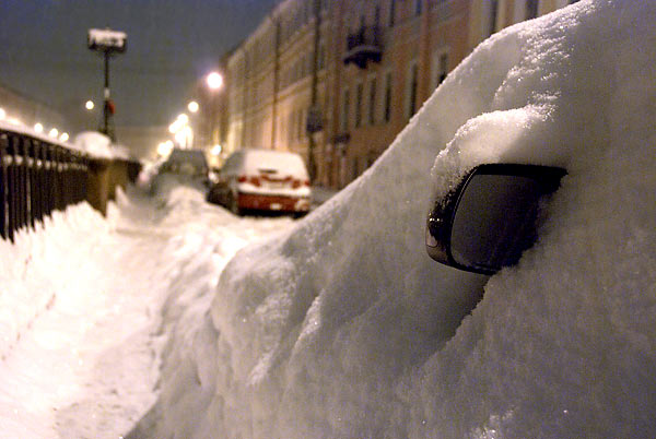 Снегопад в СПб
