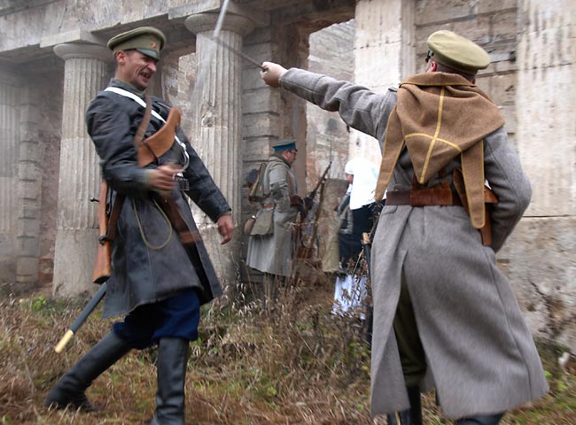 Reenactment in Gatchina, 12.XI.2011