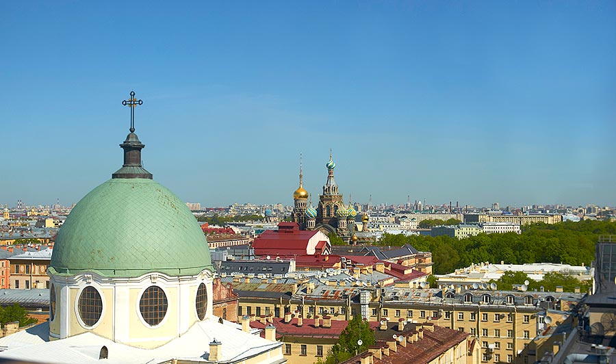 Nevskaya tower in St.Petersburg
