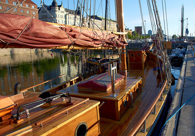 Sailing ships in Helsinki