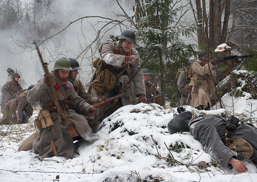 Winter War reenactment